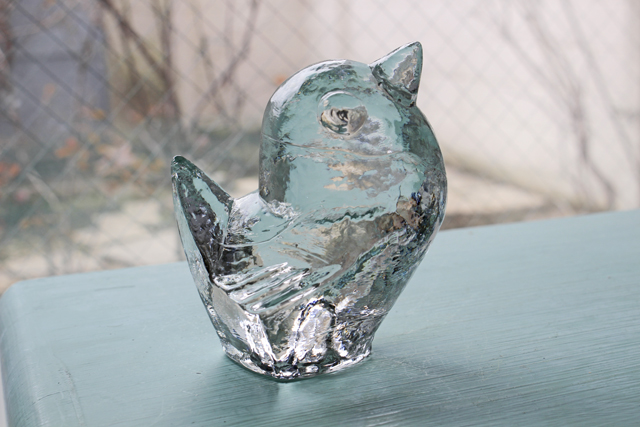 PetaPeta北欧雑貨ショップ＞＞ガラスオブジェ＞＞WWF＞＞リスと木の実