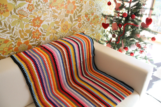 PetaPeta北欧雑貨ショップ＞＞手編み＞＞グラニーブランケット