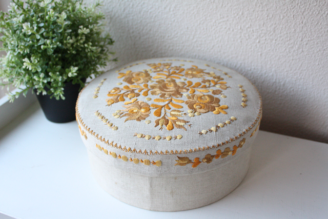 PetaPeta北欧雑貨ショップ＞＞北欧刺繍＞＞裁縫箱