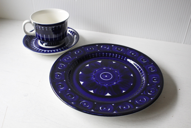 月末セール❗️ヴィンテージ アラビア　バレンシア　ケーキ　デザート　プレート　2枚 2025年最新】アラビア バレンシア プレートの人気アイテム