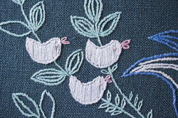 ベル　北欧　ヴィンテージ  刺繍　壁掛け ベル様専用 北欧 ヴィンテージ 刺繍 壁掛け