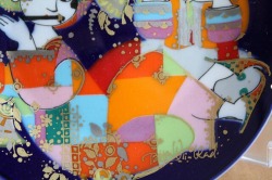 ヴィヨルン・ヴィンブラッド/色絵皿