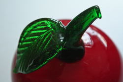 PetaPeta北欧雑貨ショップ＞＞ガラスオブジェ＞＞ガラスのリンゴ