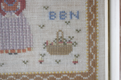 北欧ヴィンテージ刺繍壁掛け 北欧ヴィンテージ刺繍壁掛け